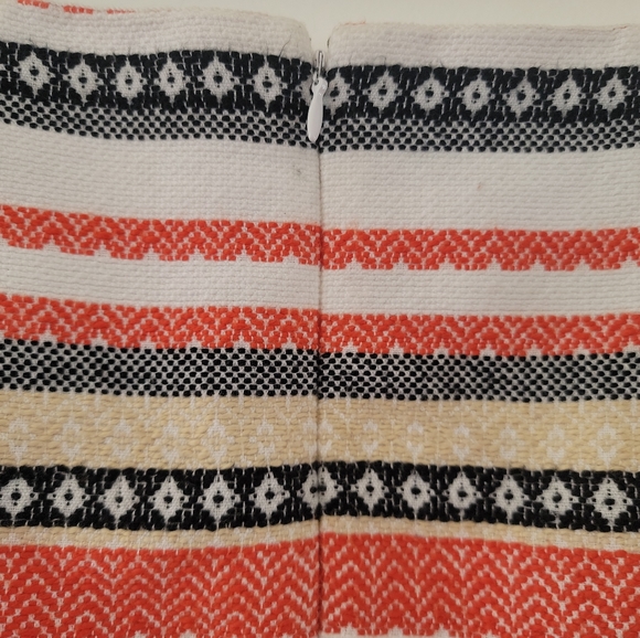 LOFT Size 6 Striped Women's Shift Skirt - Picture 3 of 8